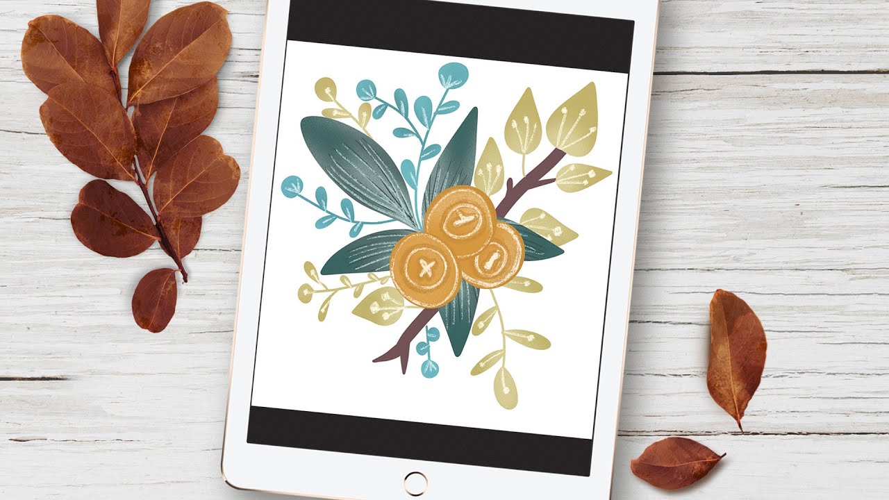 Easy Simple Procreate Art Farmskse