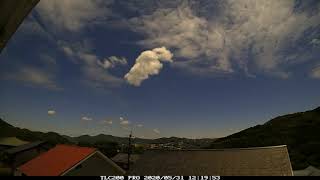 20200531 今日の空・中層の高積雲・下層の層積雲