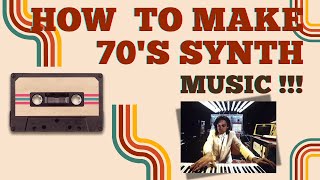 How to Play 1970s Synthesizer Music  - LIVE Jam feat. Solina Strings