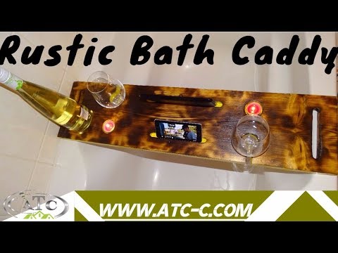 How to make a simple bath caddy // DIY How to make a simple bath caddy // DIY