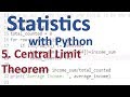 Central Limit Theorem   Stats with Python