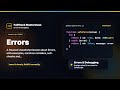 Errors Explained | FullStack Masterclass JavaScript Course