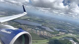 JetBlue Airbus A321NEO Takeoff Orlando Intl. (KMCO)