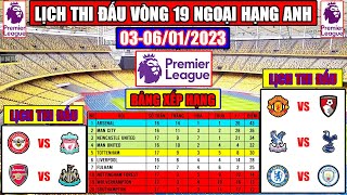 Lịch Thi Đấu Bóng Đá Ngoại Hạng Anh 2022/23 Vòng 19 | Man United Dễ Thở, Arsenal Dễ Xa Lầy