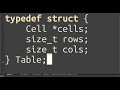 Mini Excel in C — Part 1