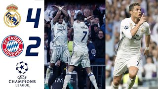 The Epic Showdown: Real Madrid 4 x 2 Bayern Munich | Noodle Hair Ronaldo Steals the Spotlight (HD)