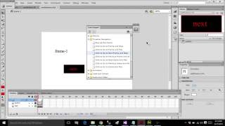Flash Tutorial - How to get next frame by button click
