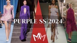Purple inspiration Color for Spring Summer 2024 (How to Wear Purple)