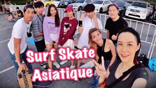 ลานสเก็ต Asiatique [บอร์ดเซิร์ฟสเก็ต] Sunova, Yow, Smoothstar, Oxelo ที่เพื่อนๆใช้ ณ  +Food Truck