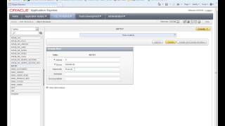 Managing Database Using Oracle Interface