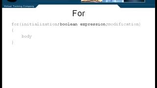 Chapter06.Flow Control - Lesson4 For Pt 1