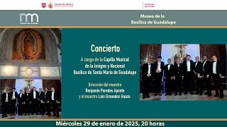 Noche de Museos, Concierto: Capilla Musical de la Insigne y Nacional Basilica de Guadalupe