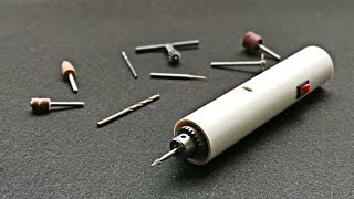 how to make mini drill at home with dc motor