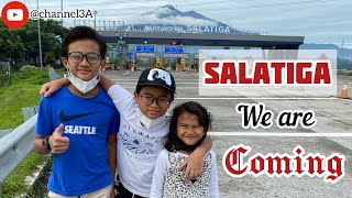 TURUN DARI MOBIL DAN FOTO DEPAN GERBANG TOL SALATIGA !!! || FAMILY VLOG