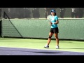 Li Na Practicing Groundstrokes 2012 BNP Paribas Open