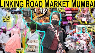 Bandra Linking Road Shopping|Cheap Price For Clothing,Footwear,Bag,Jewellery| Mumbai Street Shopping