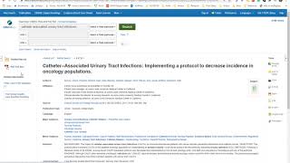 Finding Evidence-Based Practice with CINAHL Plus