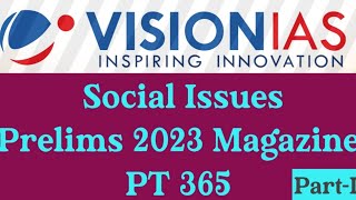 PT 365 Vision IAS Social Issues Complete Magazine #pt365visionias2023 #upsc @FREELANCESTUDIES0