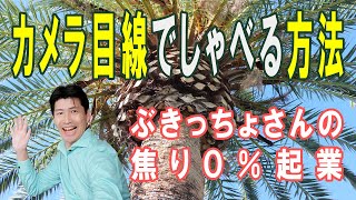 ＜ぶきっちょさんの＞カメラ目線でしゃべる方法（自作編）