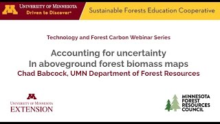 Babcock: Accounting for uncertainty In aboveground forest biomass maps