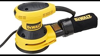 dewalt d26451 3 amp 5 inch random orbit sander with cloth dust bag