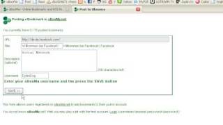 Usage of Bookmarklet for oBooMa.net
