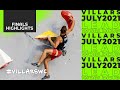 IFSC World Cup Villars 2021 || Lead finals highlights