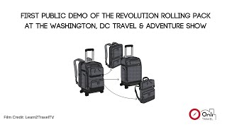 First Public Demo of the Revolution Rolling Pack at the Washington, DC Travel \u0026 Adventure Show