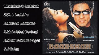 Baadshah Movie All Songs | Jukebox Audio Album | SRK & Twinkle Khanna | Abhijeet Alka & Anu Malik |