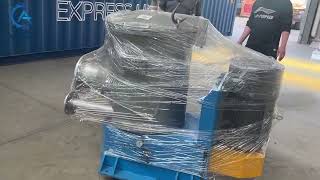 Waste paper recycling production line paper pulp pressure screen shipping. #papermakingmachine