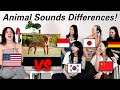 American Was shocked by Animal Pronunciation differences Between 6 Countries!!