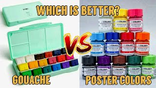Gouache VS Poster Colors | Which is Better?