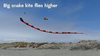 Big snake kite flies higher