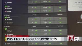 Impact of push to ban college prop bets