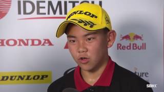 Ryusei Yamanaka (#12 - Japan) Interview - Race1 Chang Int. Circuit - Idemitsu Asia Talent Cup 2017