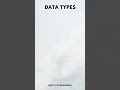 JAVA Data Types | Java interview question | Types of Data Types | #javainterviewquestions | #shorts
