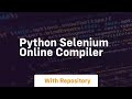 python selenium online compiler