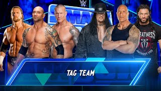 Batista Triple H \u0026 Randy Orton vs. The Rock Undertaker \u0026 Roman Reigns | Tag Team Match