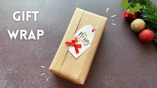 How to Wrap a Rectangular Gift for Christmas | Fancy gift wrapping | Gift Wrapping Idea #giftwrap