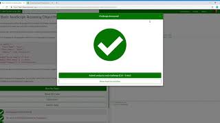 Basic JavaScript Accessing Object Properties with Bracket Notation 83/111 Learn freeCodeCamp
