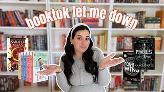 unhaul books with me | 50+ popular books that booktok made me buy