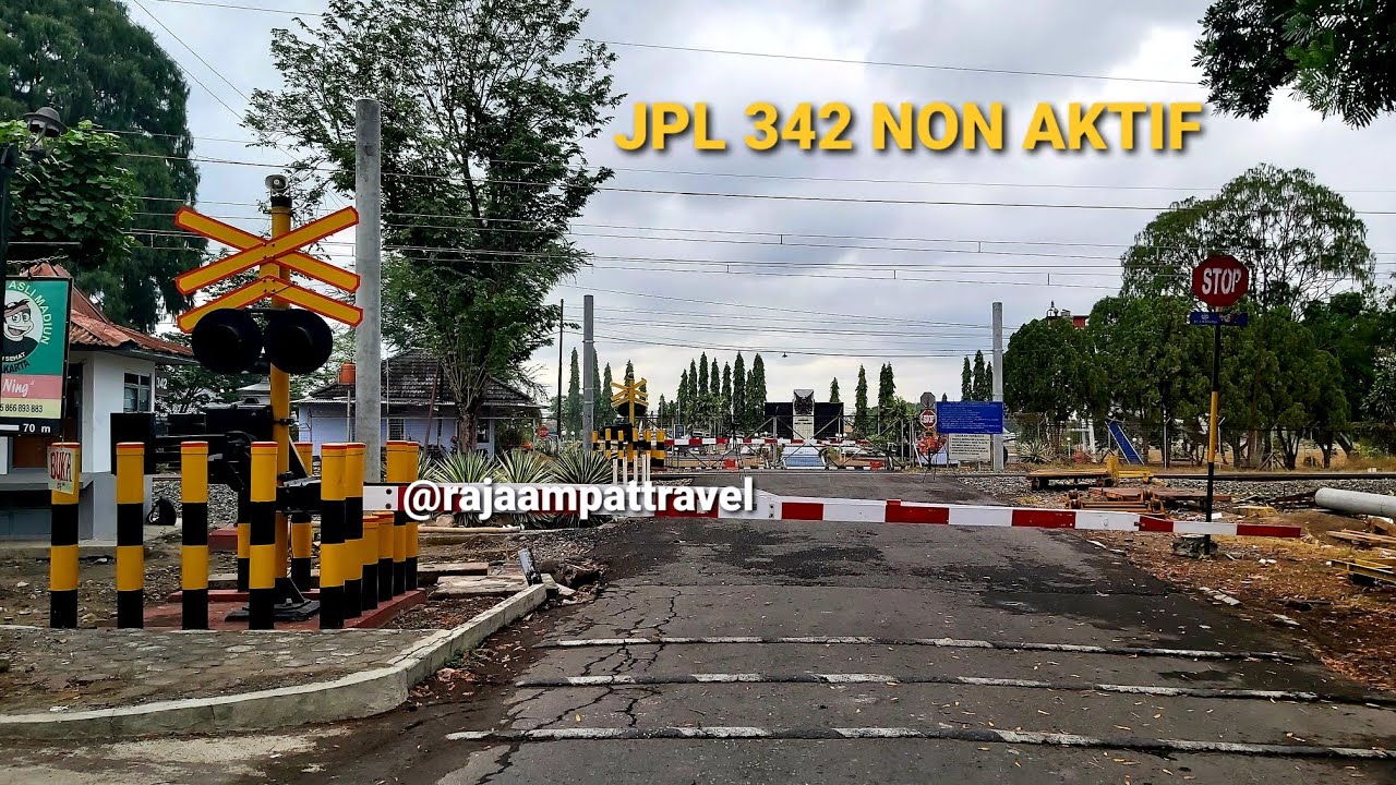 TUTUP! Perlintasan JPL 342 (Maguwo) Bandara Adi Sucipto Yogyakarta Sepi ...