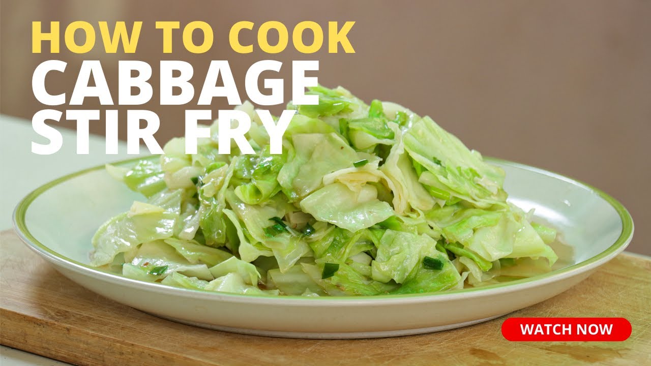 Cabbage Stir Fry Recipe - Very Simple & Appetizing - YouTube