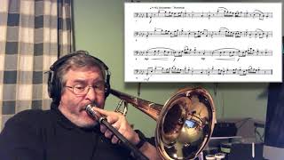 ETSBOA All East 9/10 Technical Trombone Etude - Rotation 2