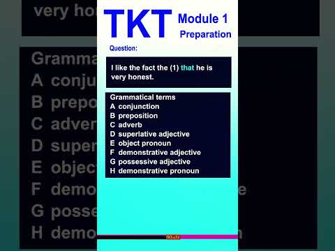 TKT Module 1 practice test with answers