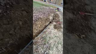 Repairing a bursted water service. #plumbing #shortvideo #foryou #shorts #shortvideo