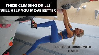 CLIMBING DRILLS TO HELP YOU IMPROVE - Hip Mobility, Foot Tension, Core Tension and Moving Better