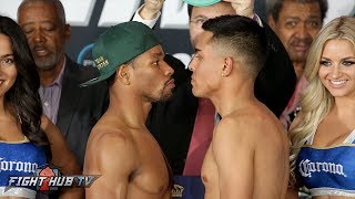 SHAWN PORTER VS. ADRIAN GRANADOS FULL WEIGH IN & FACE OFF VIDEO - BARCLAYS CENTER, NY