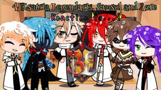 4 Ksatria Legendaris, Samsul & Azre React to? ||Gacha Club||Part 7/?