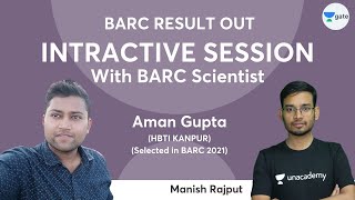 Barc Result Out interactive Session With Barc Scientist | Manish Rajput